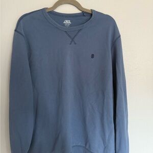 J. Crew Men's Slate Blue Crewneck Sweater